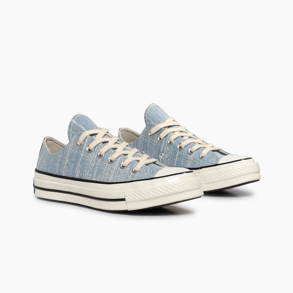 Tênis All Star Chuck 70 Denim Cano Baixo Azul Azul 2