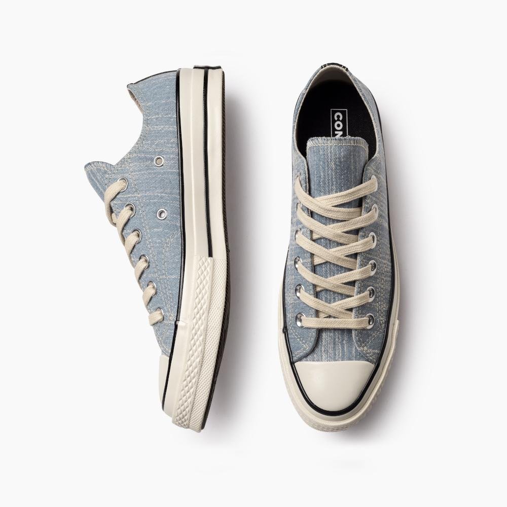 Tênis All Star Chuck 70 Denim Cano Baixo Azul Azul 5