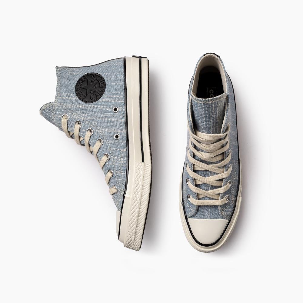 Tênis All Star Chuck 70 Denim Cano Alto Azul Azul 5