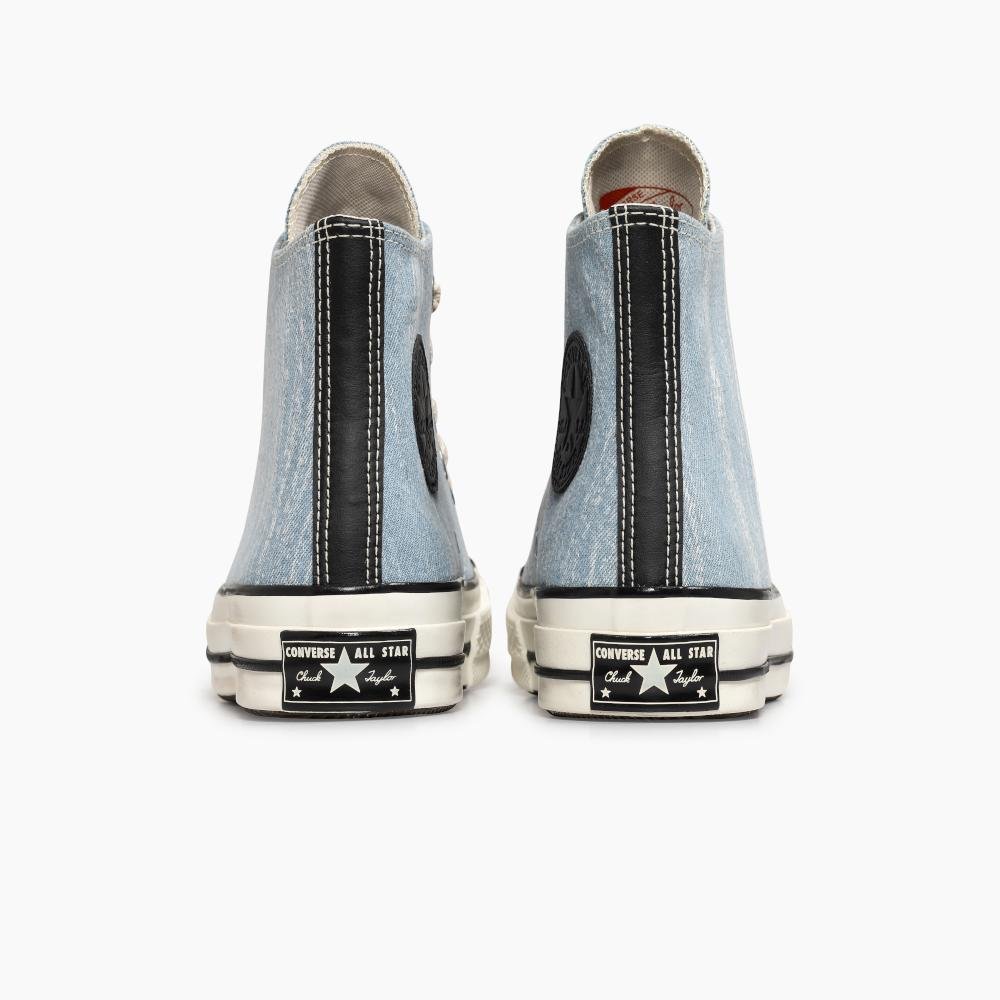 Tênis All Star Chuck 70 Denim Cano Alto Azul Azul 7