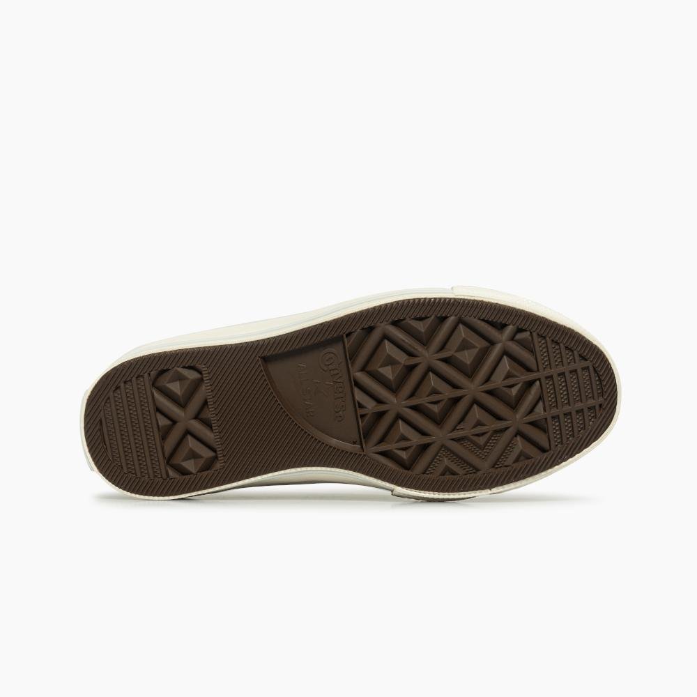 Tênis All Star Chuck 70 Couro Cano Baixo Branco Branco 5