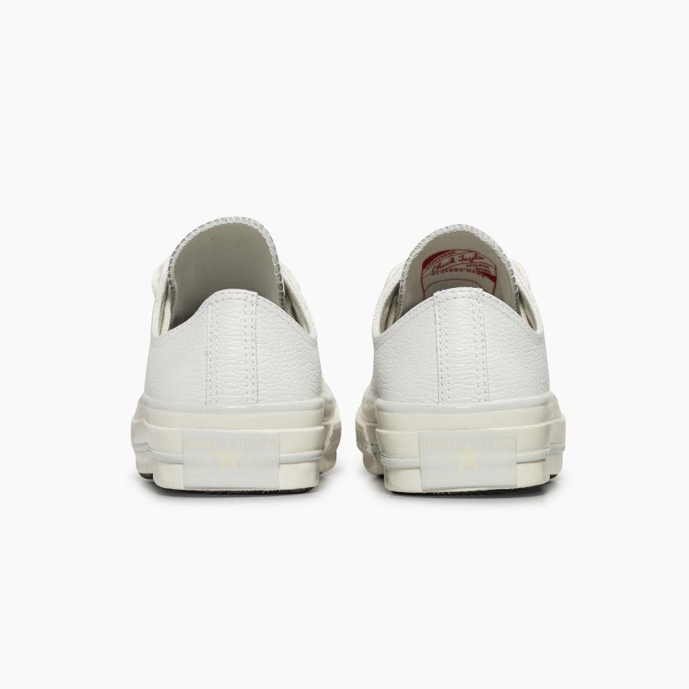 Tênis All Star Chuck 70 Couro Cano Baixo Branco Branco 6