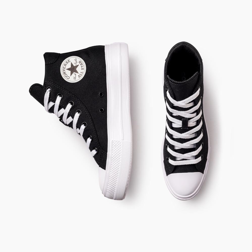 Tênis All Star Day One Platform Cano Alto Preto Preto 2