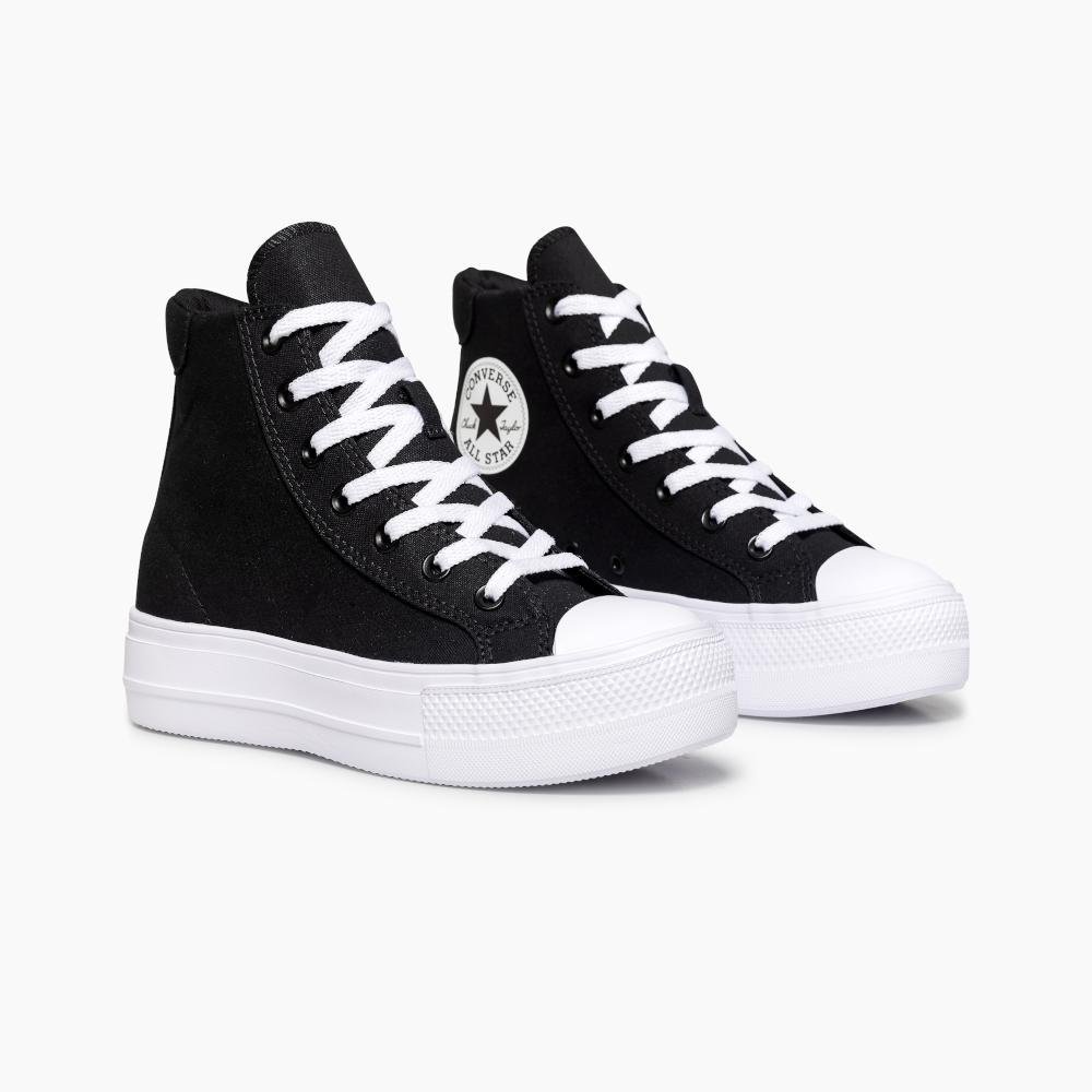Tênis All Star Day One Platform Cano Alto Preto Preto 4