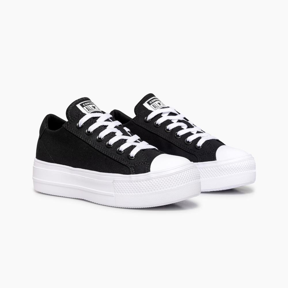 Tênis All Star Day One Platform Cano Baixo Preto Preto 4