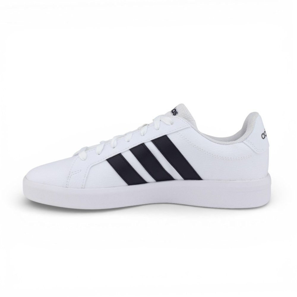 Tênis Feminino Adidas Clássico Casual Branco/Preto 2