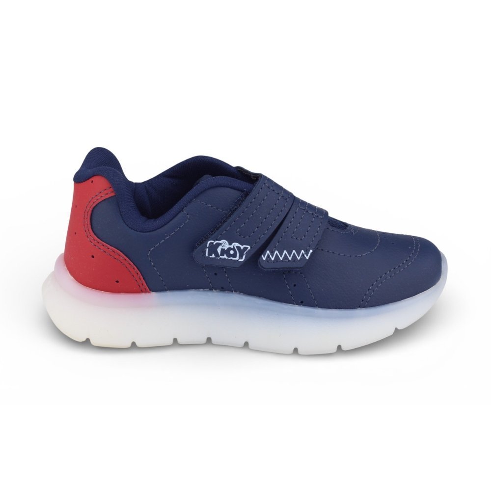 Tênis Infantil Menino Kidy Casual Com Led Pisca pisca