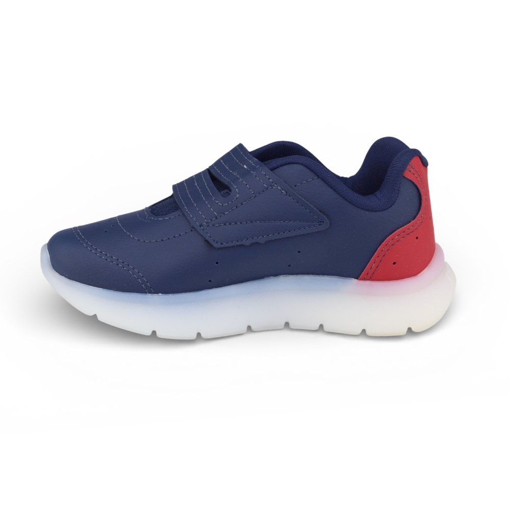 Tênis Infantil Menino Kidy Casual Com Led Pisca pisca Azul 2