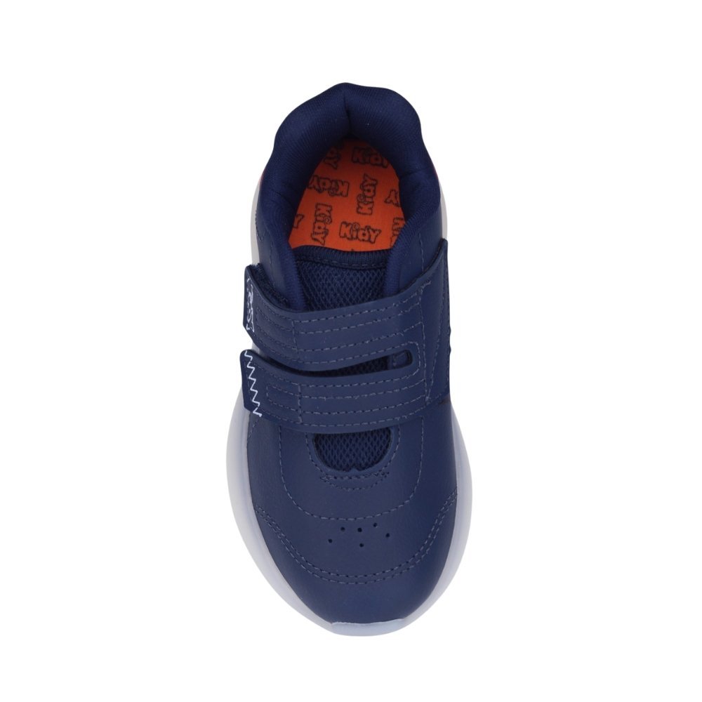 Tênis Infantil Menino Kidy Casual Com Led Pisca pisca Azul 3