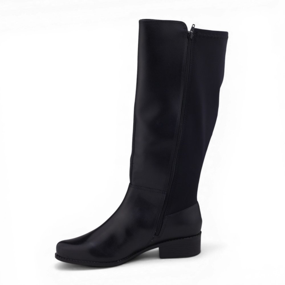 Bota Feminina Bottero Casual Cano Longo Preto 2
