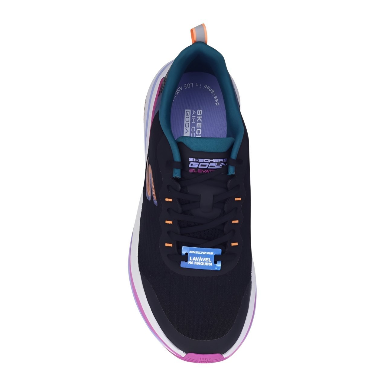 Tênis Feminino Skechers Esportivo Preto 3