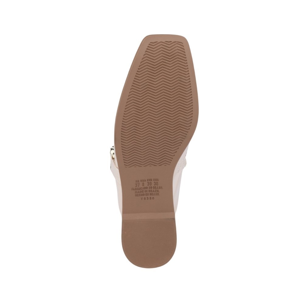 Mule Feminino Dakota Verniz D0023 Creme 4