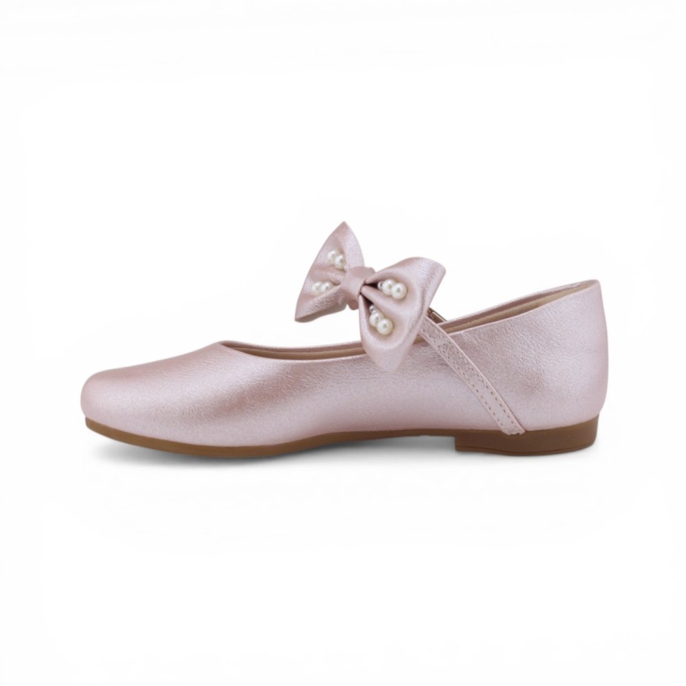 Sapato Menina Pampili Casual Metalizada Rosa 2