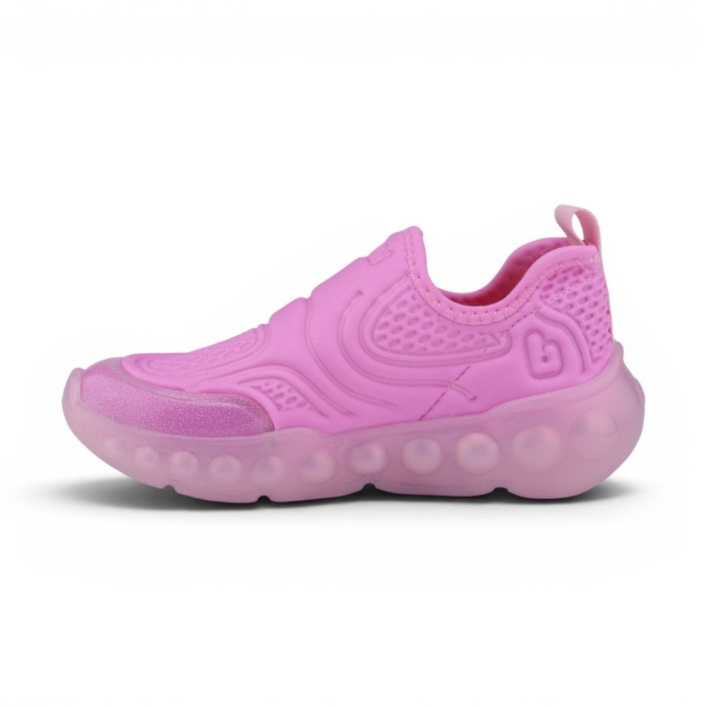 Tênis Infantil Bibi Luz Led Rosa 2