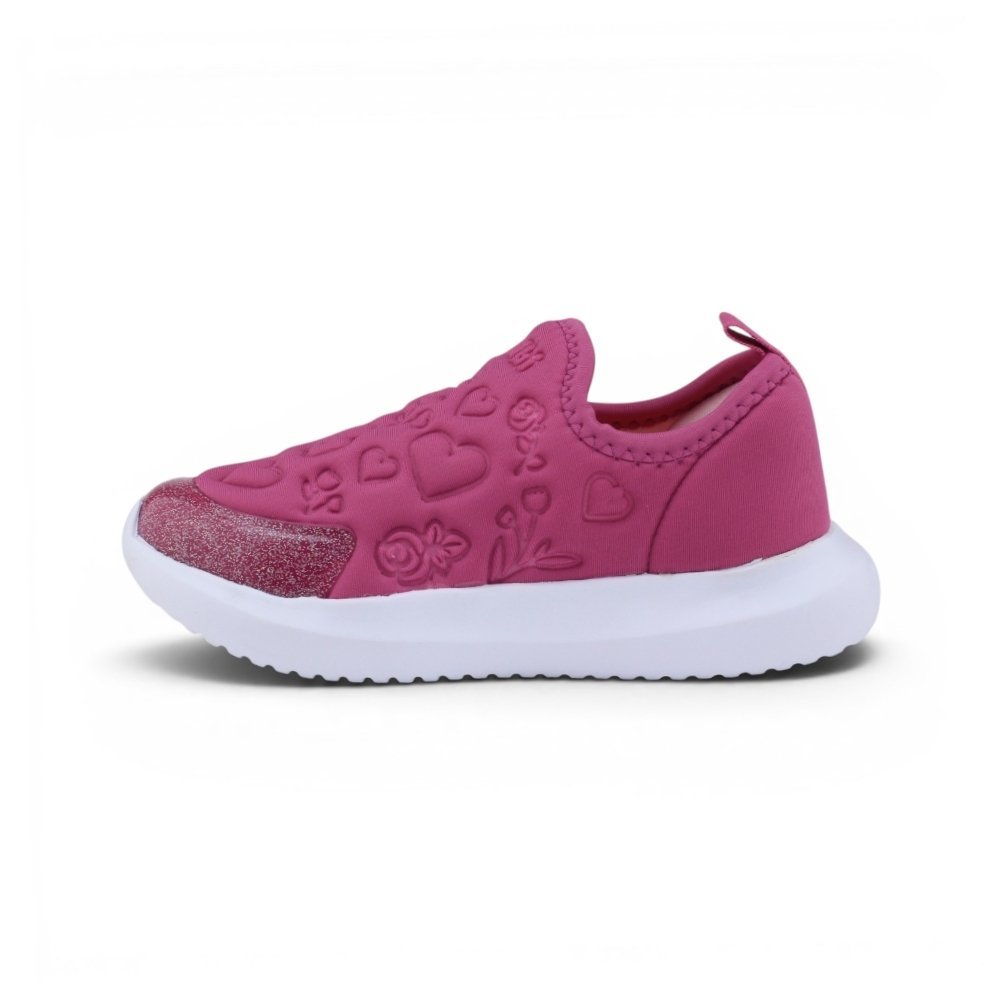 Tênis Infantil Bibi Slip On Rosa 2