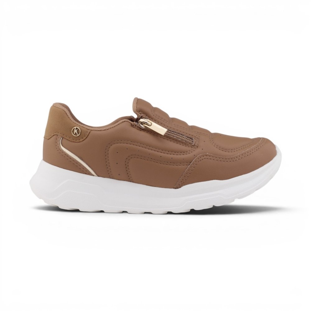 Sapatênis Feminino Kolosh Slip On Marrom 1