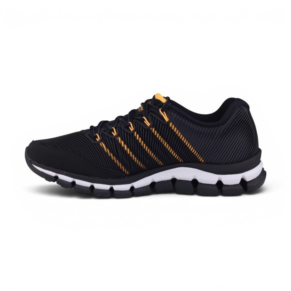 Tênis Masculino Olympikus Dynamic Preto/Laranja 2