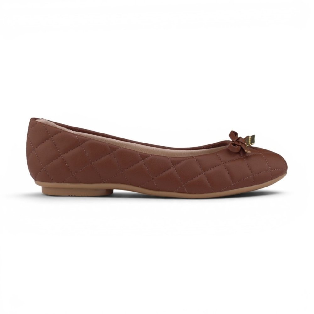 Sapatilha Feminina Moleca casual Marrom 1