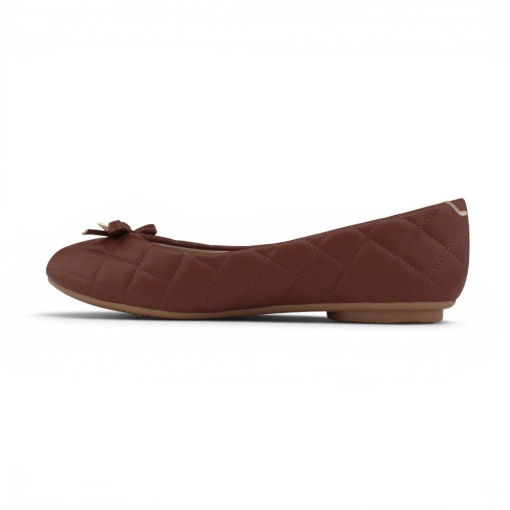 Sapatilha Feminina Moleca casual Marrom 2
