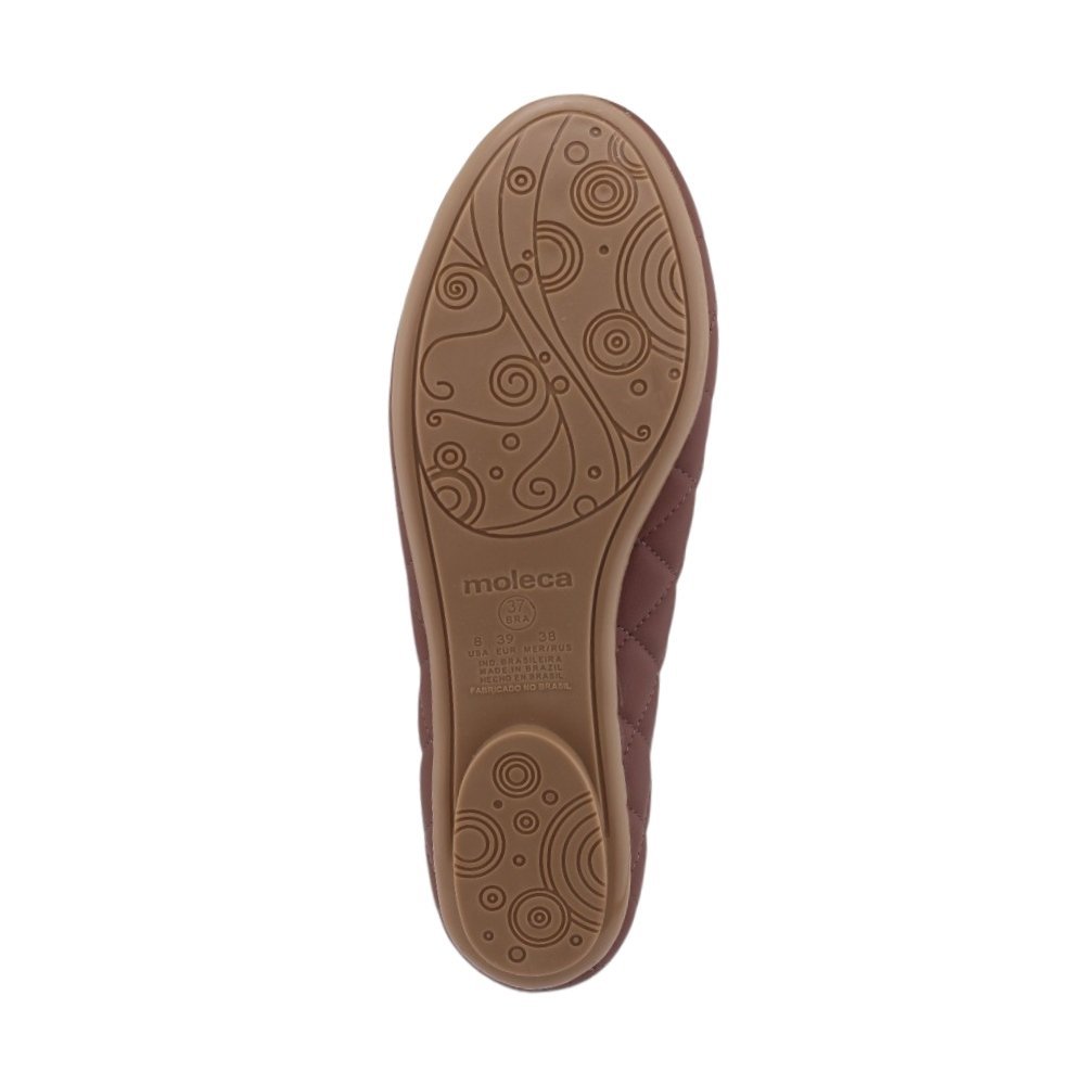 Sapatilha Feminina Moleca casual Marrom 4