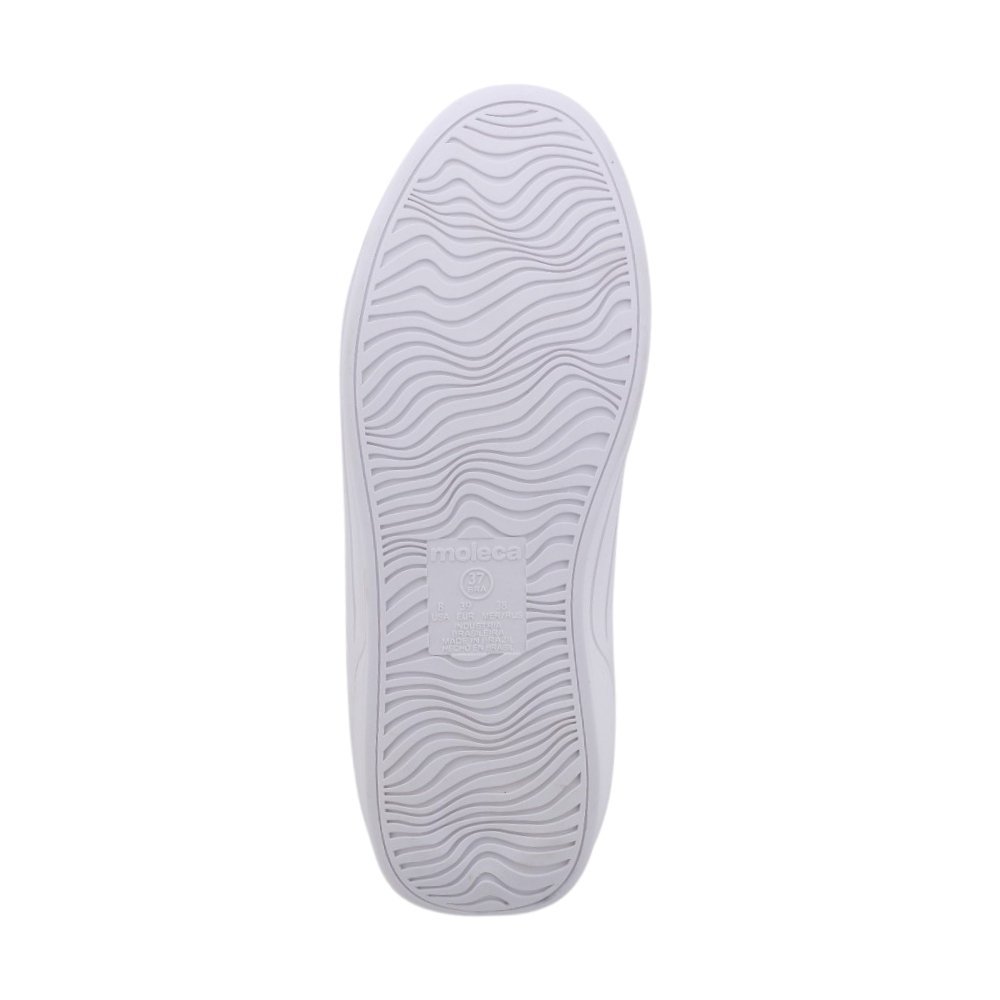 Tênis Feminino Moleca Casual Branco/Rosa 4