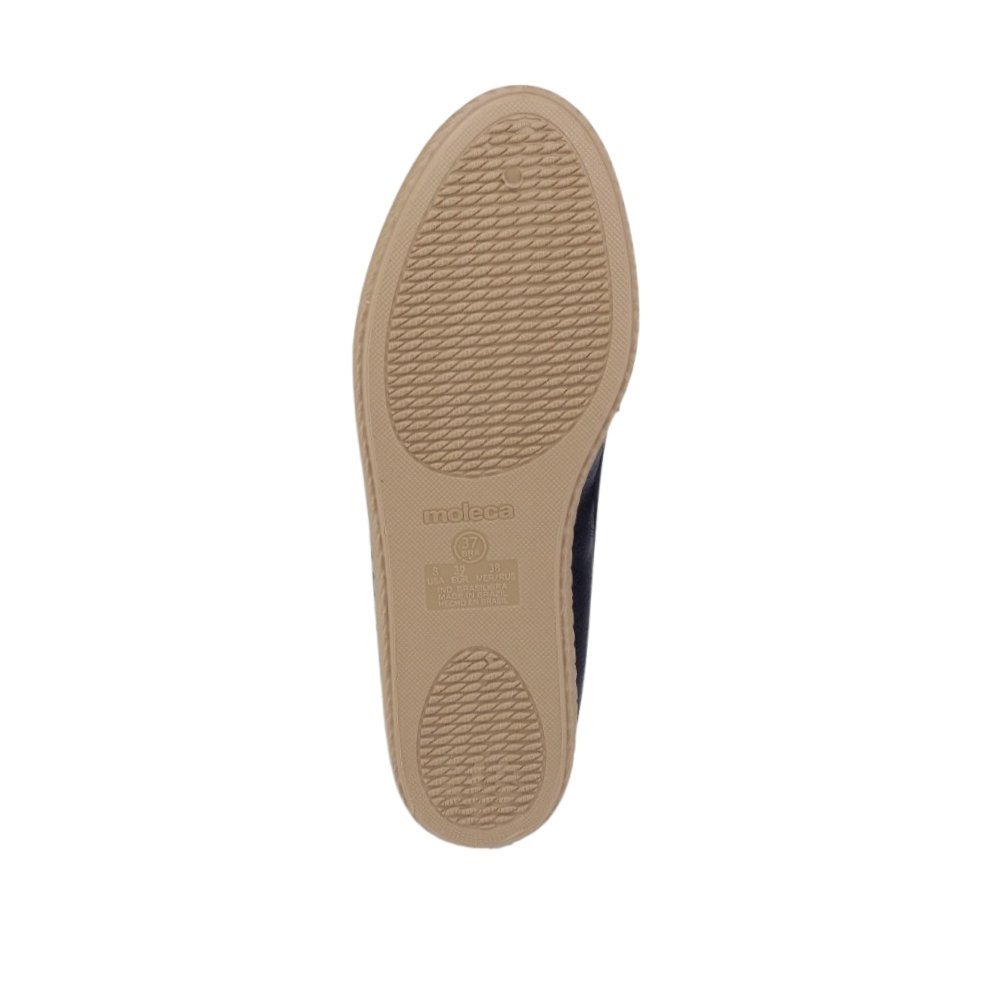 Sapatilha Mocassim Feminina Moleca Casual Preto 3
