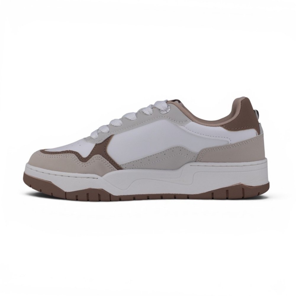 Tênis Feminino Via Marte Casual Branco/Bege 2