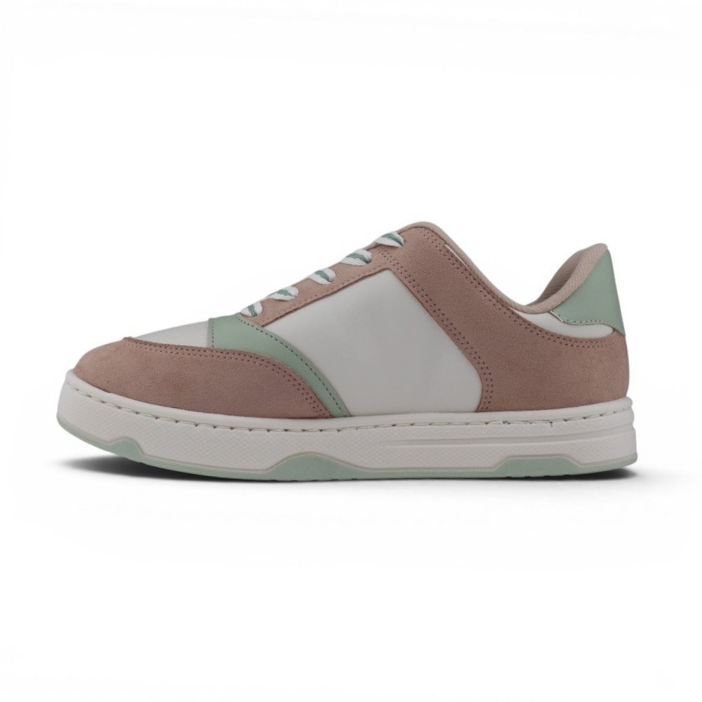 Tênis Feminino Moleca Casual Branco/Verde 2