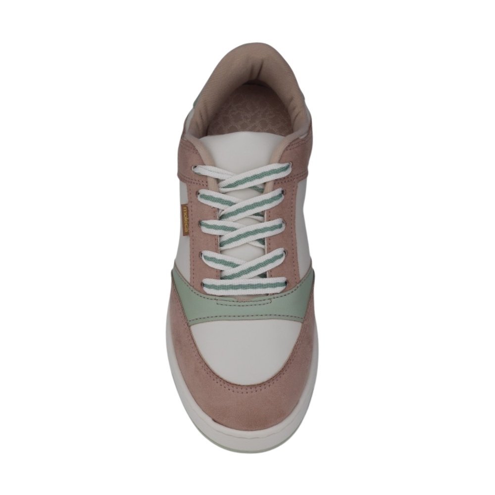 Tênis Feminino Moleca Casual Branco/Verde 3