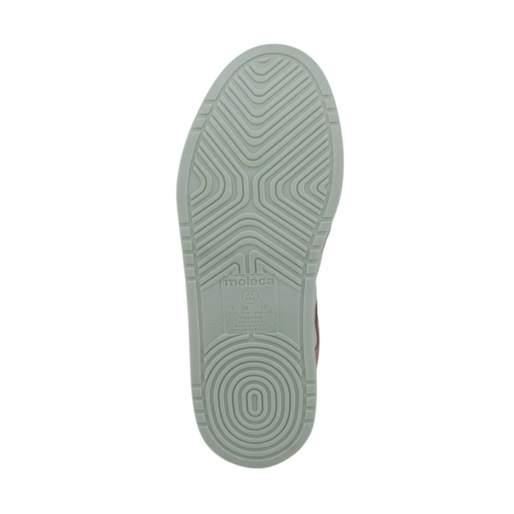 Tênis Feminino Moleca Casual Branco/Verde 4