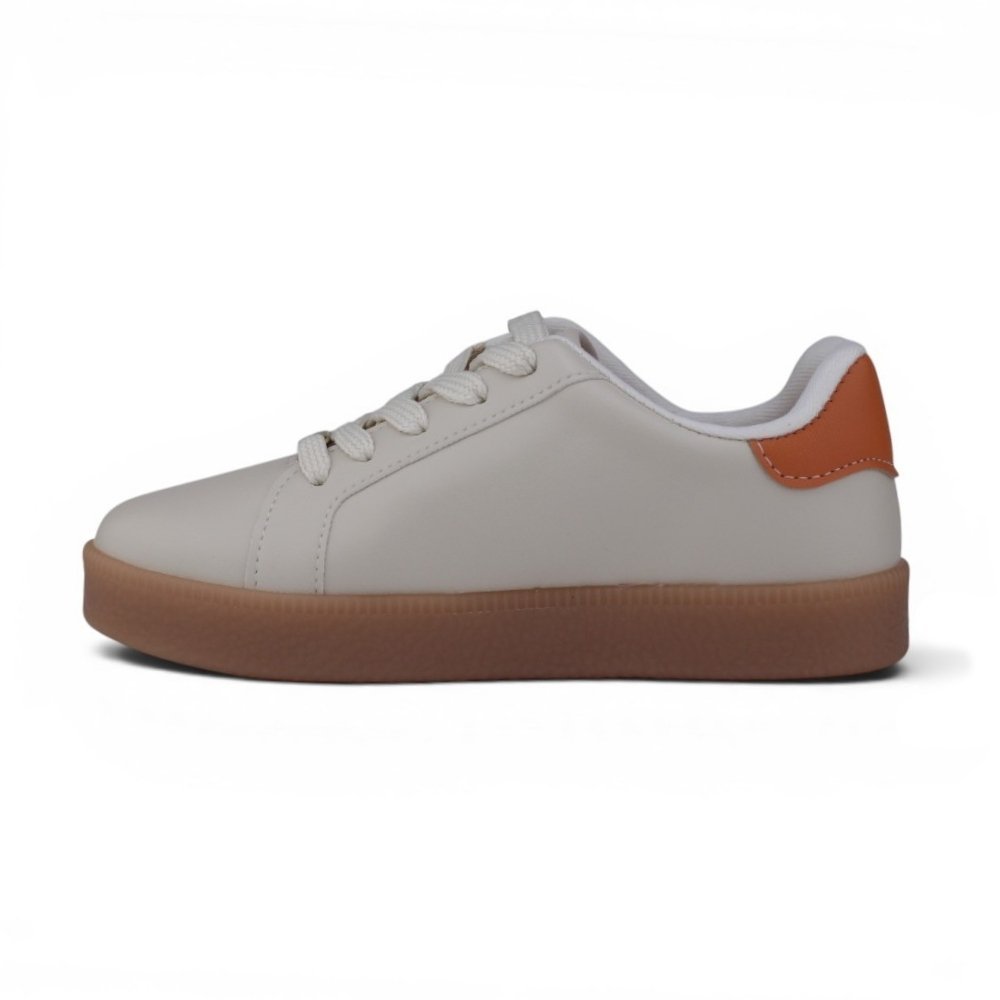 Tênis Infantil Molekinha Casual Branco/Dourado 2