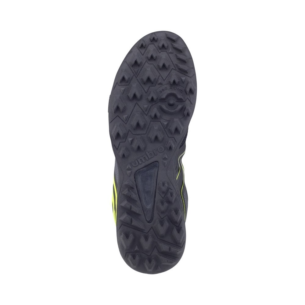 Chuteira Society Soccer Umbro Pro 5 Bump Club Suíço Preto/Limão 4