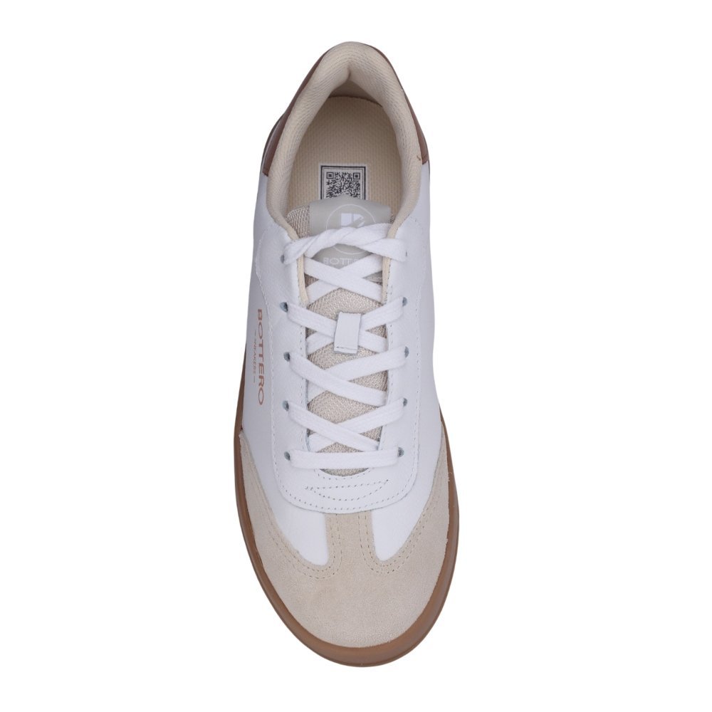 Tenis Feminino Bottero Casual Branco/Bege 2