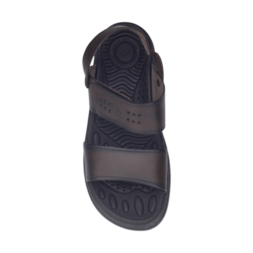 Sandália Masculina Pegada Casual em Couro Marrom 3