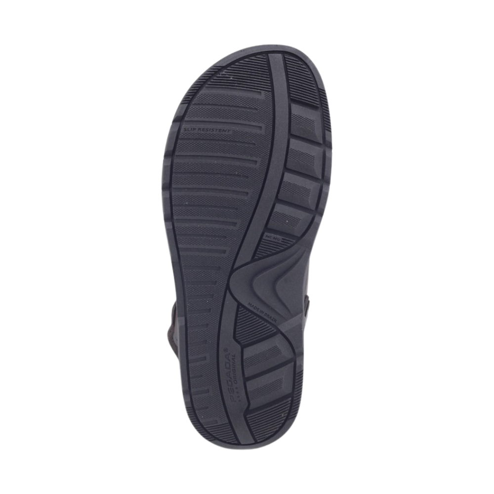 Sandália Masculina Pegada Casual em Couro Marrom 4