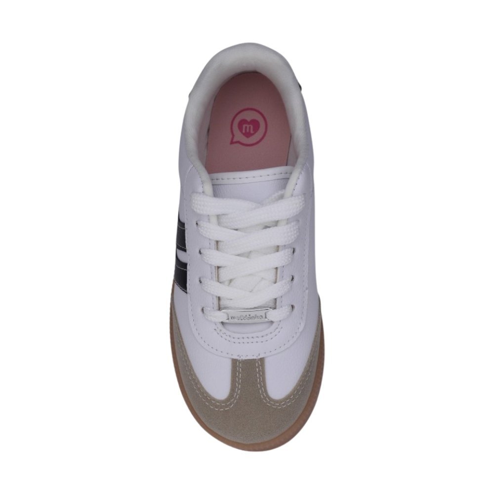 Tênis Infantil Molekinha Casual Branco/Preto 3