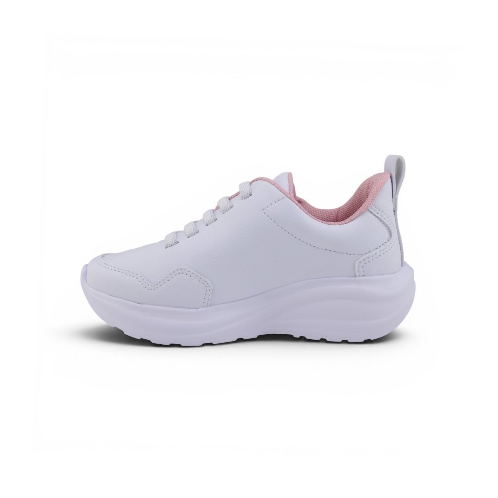 Tênis Infantil Bloompy Casual Branco/Rosa 2