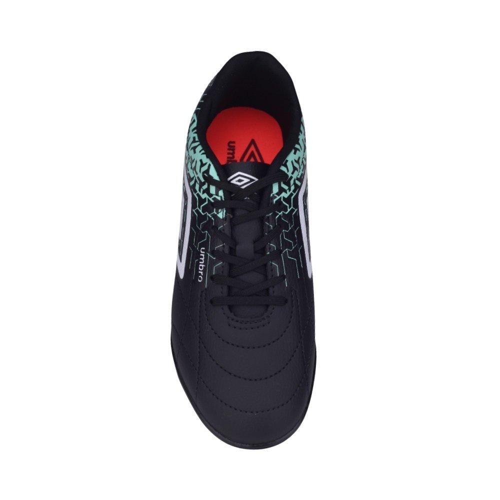 Chuteira Society Masculina Umbro Preto/Verde 4