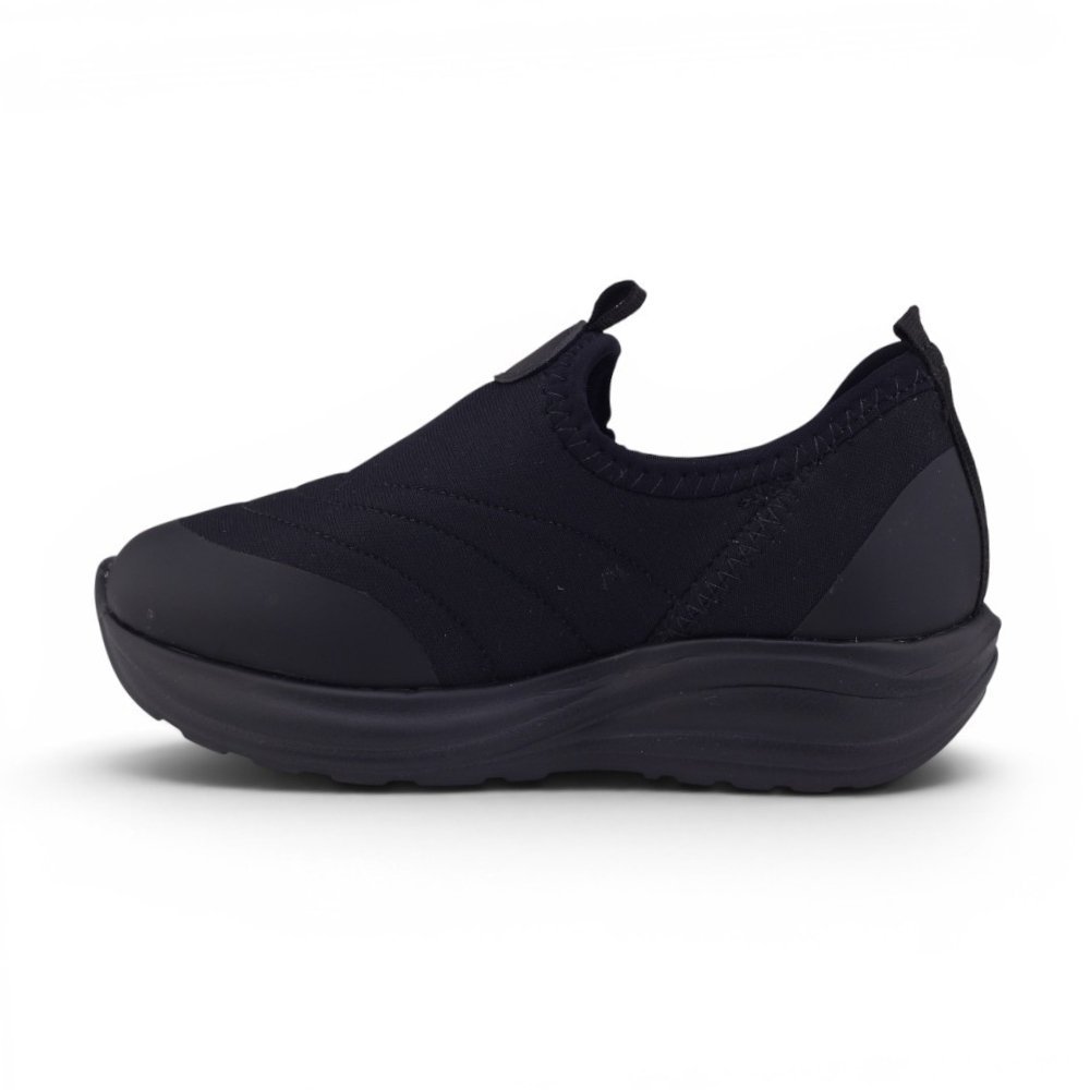 Tênis Infantil Bloompy Slip On Preto/Laranja 2