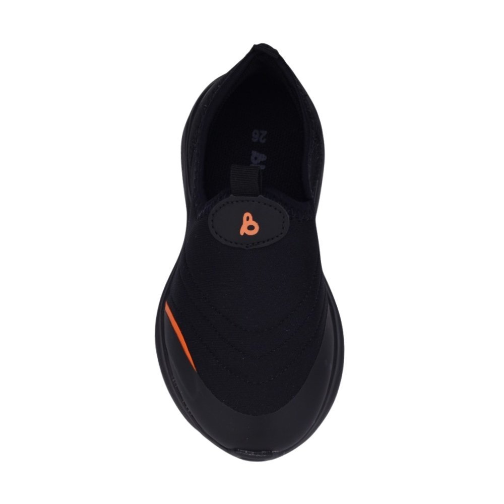 Tênis Infantil Bloompy Slip On Preto/Laranja 3