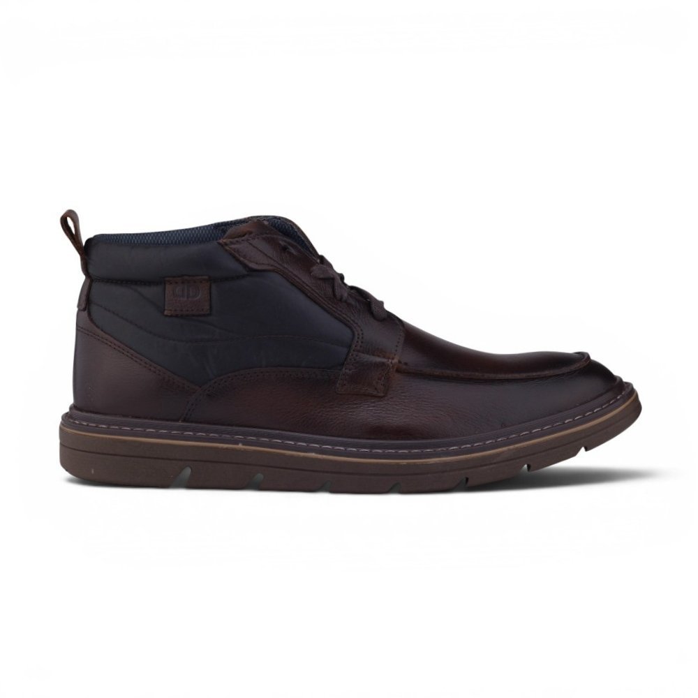 Bota Adventure Skechers Pollard Waylon Couro Masculina Marrom