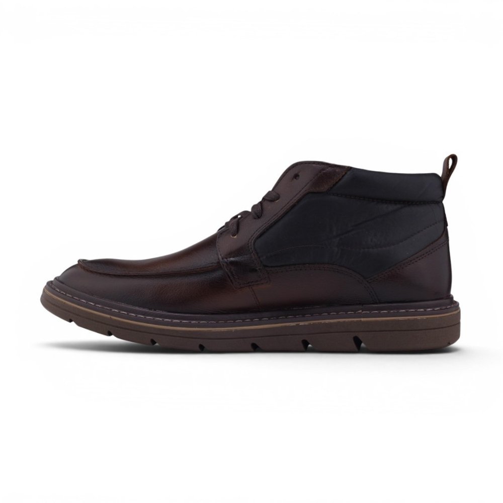 Bota Masculina Democrata Casual Marrom/Preto 2