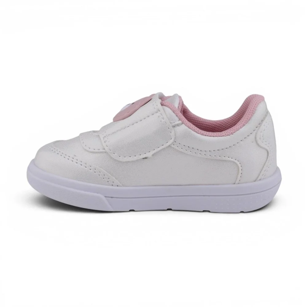Tênis Infantil Bloompy Ursinho Branco/Rosa 2
