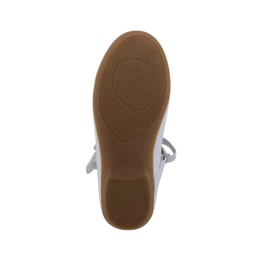 Sapatilha Menina Pampili Casual Borboleta Branco 4