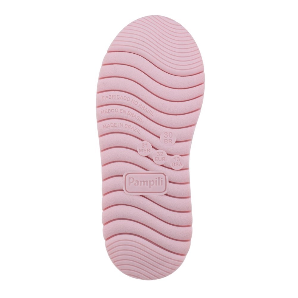 Bota Infantil Menina Pampili Casual Rosé 4