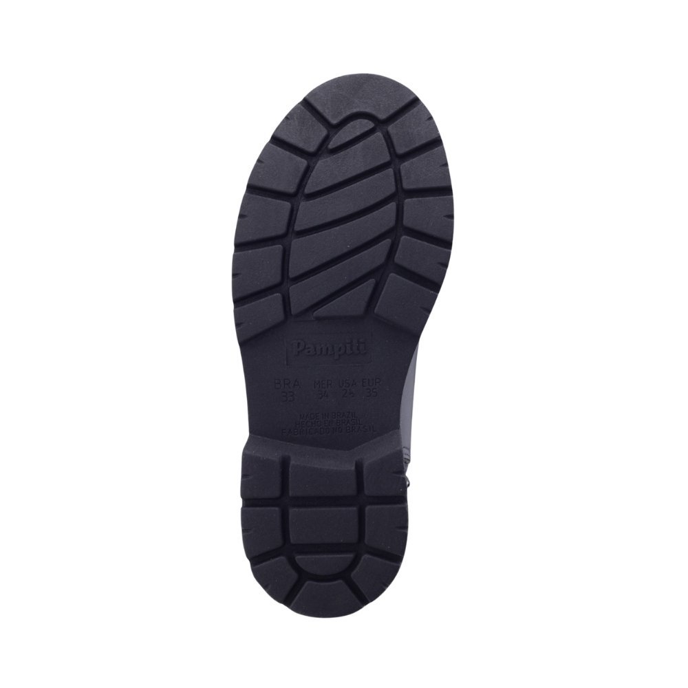 Bota infantil Menina Pampili Duda Tela Strass 681.030 Preto 4