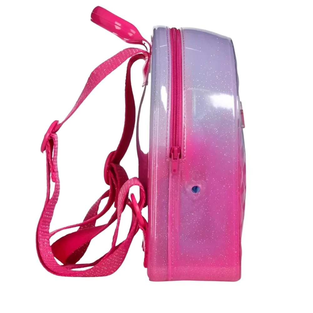Mochila Infantil Molekinha Com Corações Rosa 4