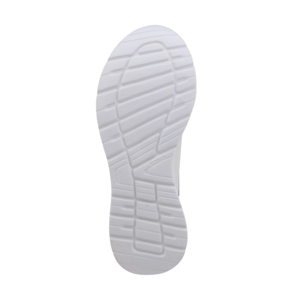 Tênis Feminino Kolosh Jogging em Couro com Ziper Branco/Marrom 4