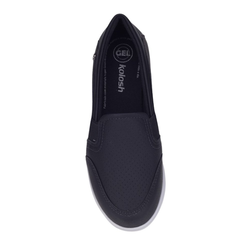 Tênis Feminino Kolosh Casual Slip On Preto 3