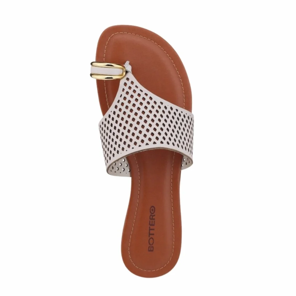 Chinelo Rasteira Feminino Bottero Casual Branco 3